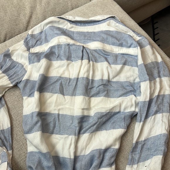 Rails Hunter style button down blue striped XS - Picture 2 of 3